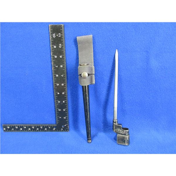 Lee Enfield No. 4 Mk II Spike Bayonet with Sheath