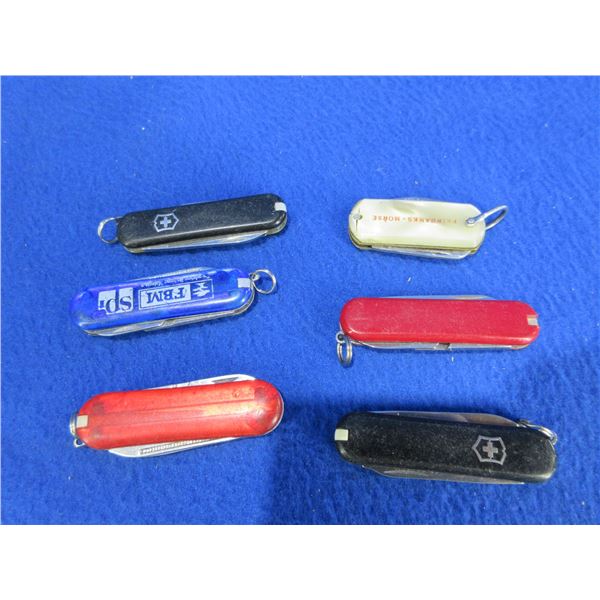 6 Key Chain Folding Knives