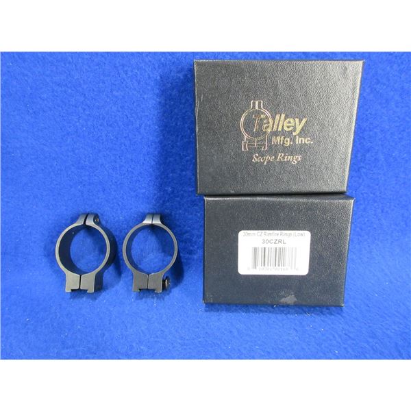 Talley 30MM CZ Rimfire Low Rings in Original Box