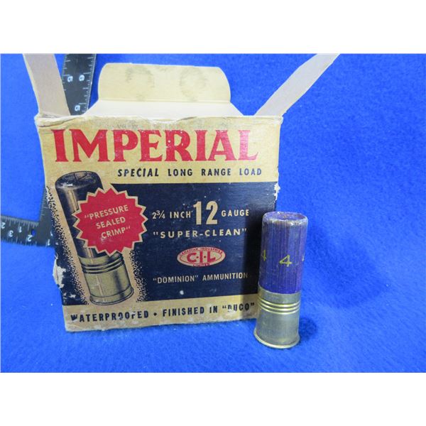 Collector Ammo - 12 Ga. 2 3/4" 4 Shot Imperial Shotshells