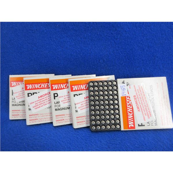 Winchester No. WLP Large Pistol Primers - 5 Boxes of 100