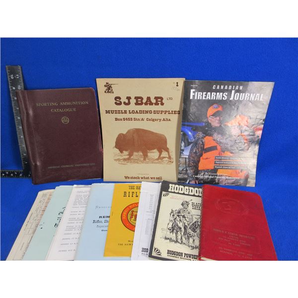 Lot of 12 Misc. Catalogues, Flyers, Price Lists Etc.