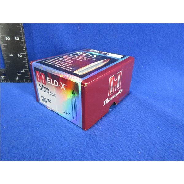 6.5MM .264" 143gr ELD-X Hornady Bullets