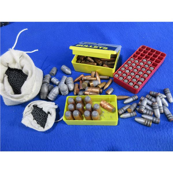 Lot of Misc. - 3 lbs of Lead Shot and Assorted Bullets
