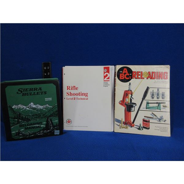3 Books - Sierra Bullets, ABC's of Reloading, Rifle Shooting