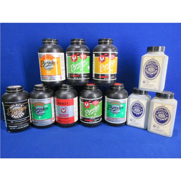 Collectible Powder Tubs - 3 Curtis's & Harvey's, 8 Hodgdon