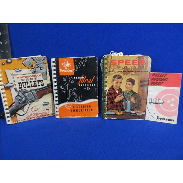 3 Reloading books - Speer, Lyman, Lyman Cast Bullets