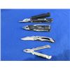 Image 1 : 3 Multi-Tools and a Folding Blade Locking Knife