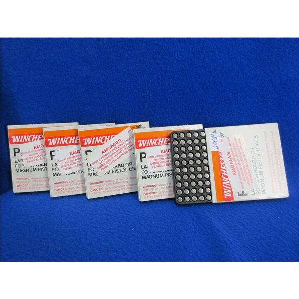Winchester No. WLP Large Pistol Primers - 5 Boxes of 100