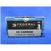 Image 2 : 30 Carbine 110 gr SP RN Federal Power-Shok Cartridges