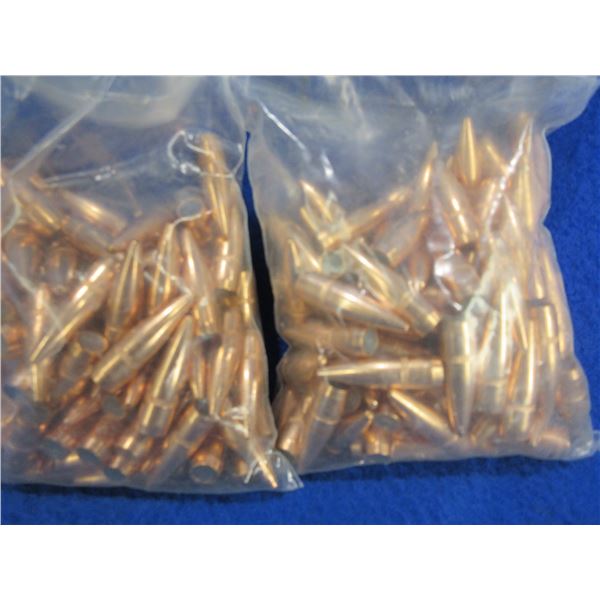 30 Cal. .308" 150gr FMJ BT Hornady Bullets - 2 Bags of 100
