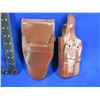 Image 3 : Leather Holster and Leather Cartridge/Handcuff Pouch
