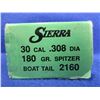 Image 2 : 30 Cal. .308" 180gr BT Spitzer Sierra Bullets - Box of 64