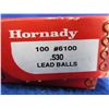 Image 2 : 54 Cal. .530" Hornady Lead Balls - Box of 81