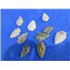 Image 1 : 10 Arrowheads - Approx. 1" to 1 1/2" Length