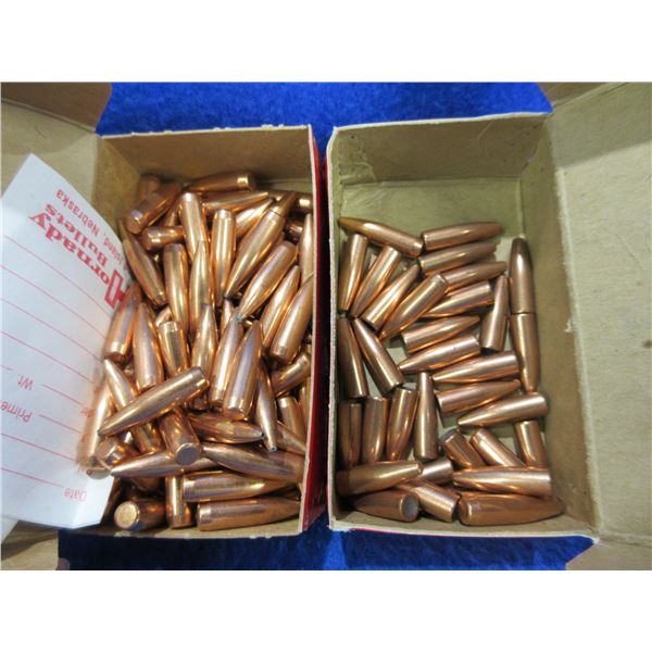 6MM Cal. .243  Hornady Bullets - Box of 96, Box of 34