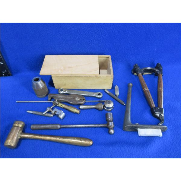 Lot of Misc. - Tools/Gun Repair Tools and 2 Hooks