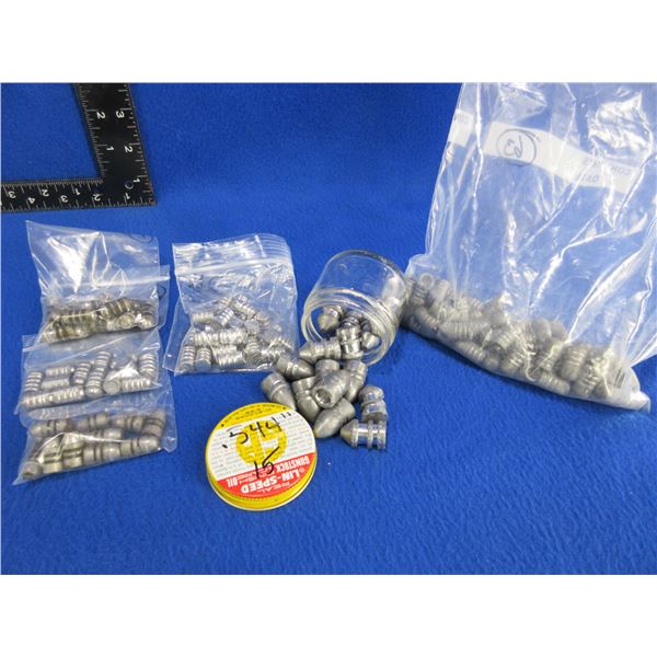 Lot of Misc. Bullets - .358" x 63, .386" x 63, .544" x 15