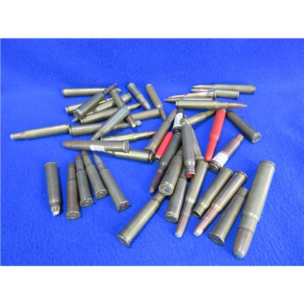 Collector Ammo - 37 Misc Cartridges, 2 Snap Caps, 4 Brass