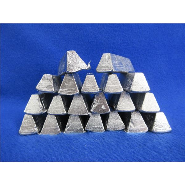 9 lbs 14 oz of Lead Ingots