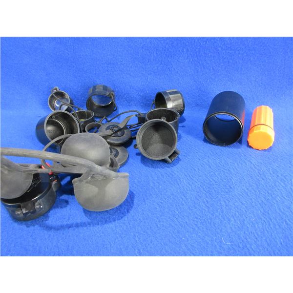 Match Stick Container, Bag of Lens Covers, Sun Shade