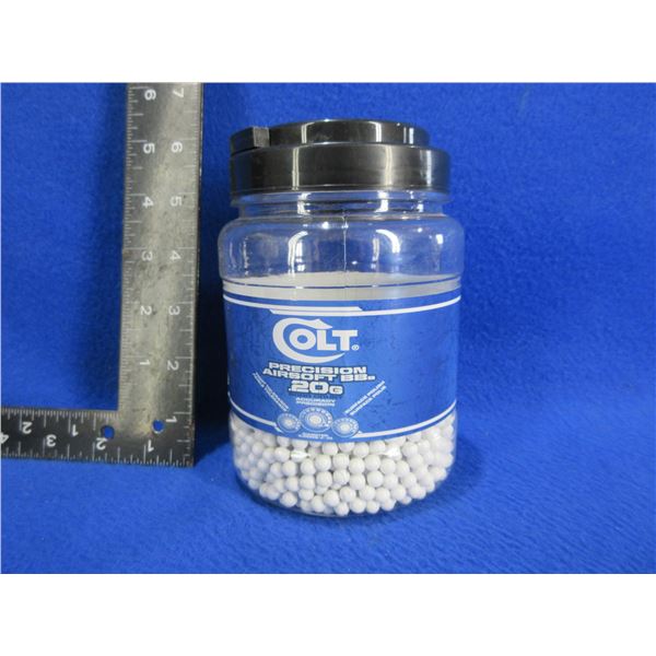 Colt Precision Airsoft BBs .20g - Tub of 5000 Approx 1/2 Full