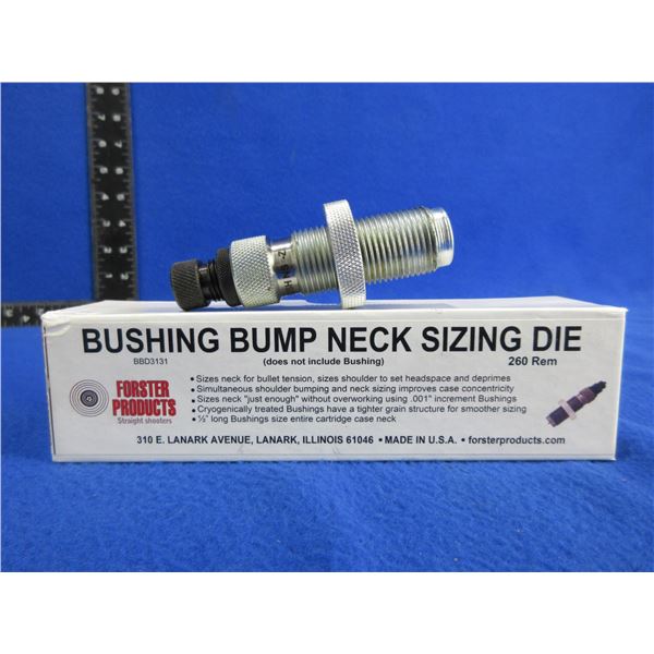 260 Rem. Bushing Bump Neck Sizing Die