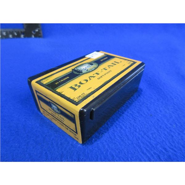 25 Cal. .257" 100gr BTSP Speer Bullets - Sealed Box of 100