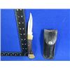 Image 2 : Buck 110 Folding Blade Locking Knife with Leather Sheath