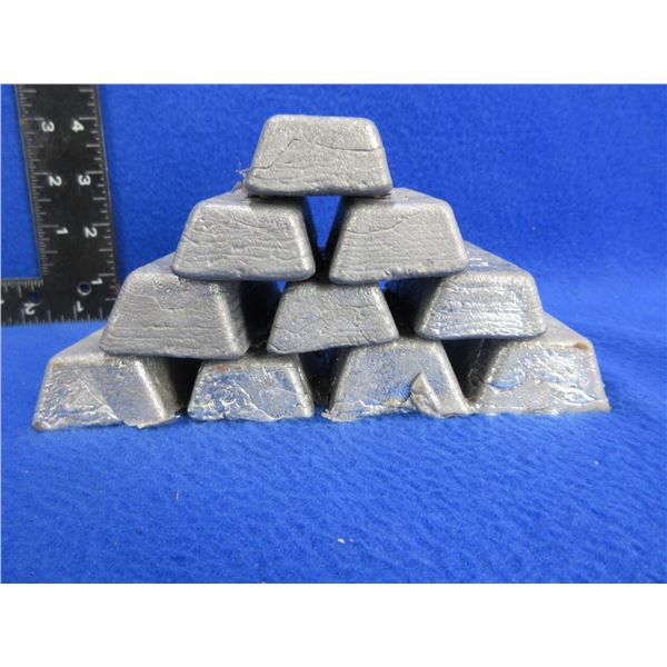 10 lb 8 oz Lead Ingots