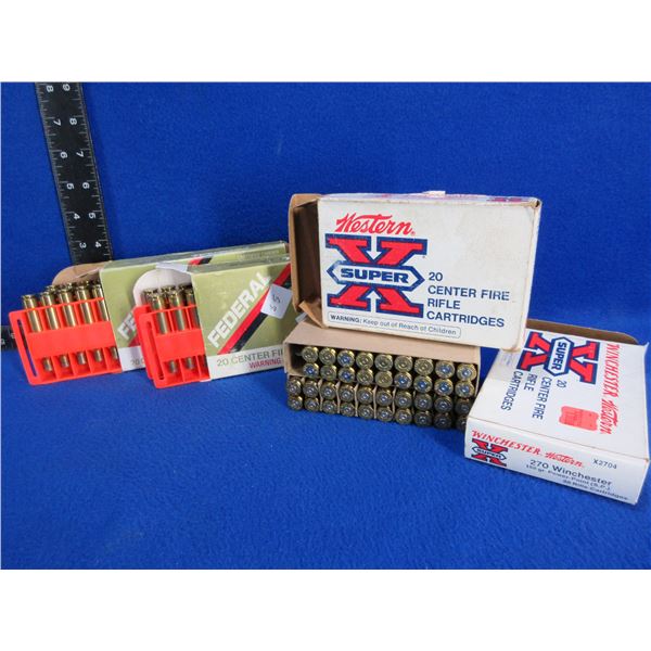 Brass Only - 270 Win. Unprimed - 3 Boxes of 20, Box of 18