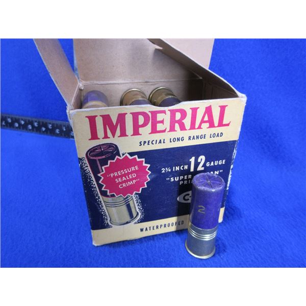 Collector Ammo - 12 Ga. 2 3/4" 2 Shot Imperial Shotshells