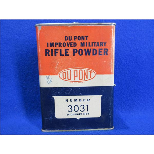 Empty Collector Powder Tin - DuPont Number 3031 Powder