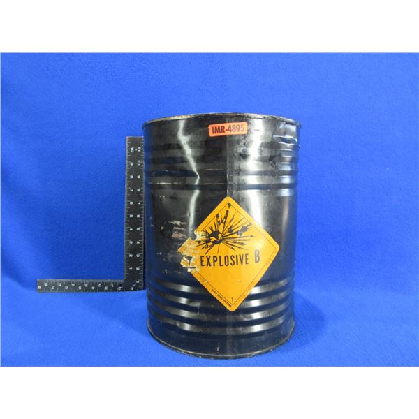 Empty Collector Powder Tin - 20 lb DuPont IMR 4895 Powder