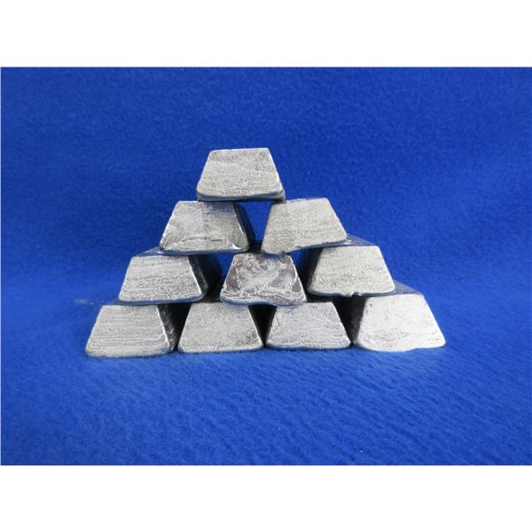 9 lb 7 oz Lead Ingots