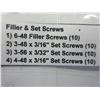 Image 2 : Lot of Assorted Sizes - Filler and Set Screws - 40 Total