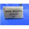 Image 3 : 22 Cal. .224" 50gr SP HV Speer Bullets - Box of 100