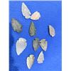 Image 2 : 10 Arrowheads - Approx. 1" to 1 1/2" Length