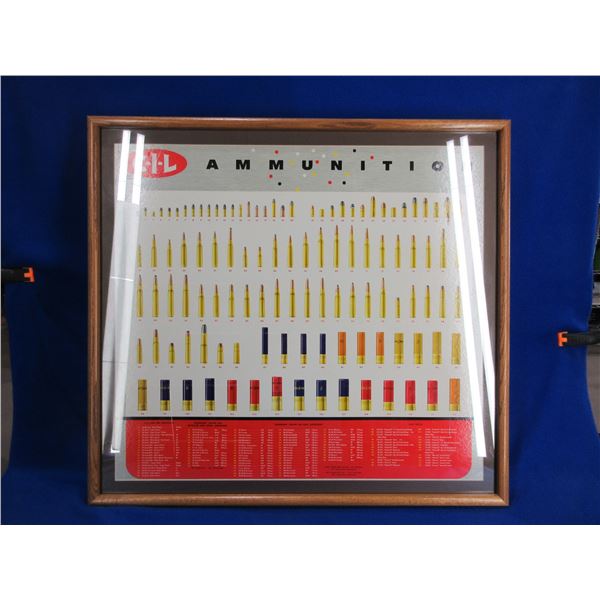 CIL Ammunition Bullet Board Style Print - 31 1/2' x 29 
