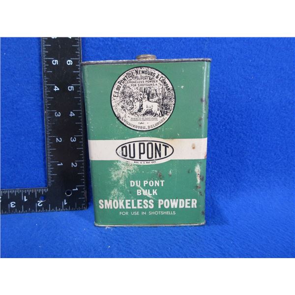 Empty Collector Powder Tin - DuPont Bulk Shotgun Powder