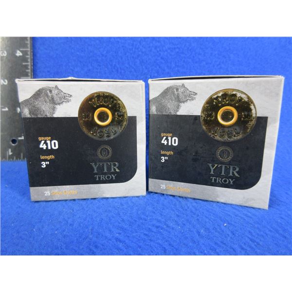 410 Ga. 3" 7.5 Shot YTR Troy Shotshells