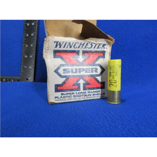20 Ga. 2 3/4  6 Shot Winchester SuperX Shotshells