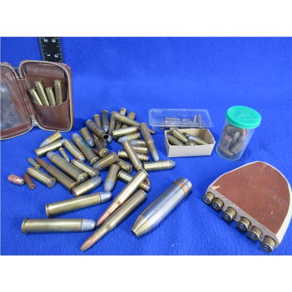 Collector Ammo - 81 Misc. Cartridges, 2 Brass