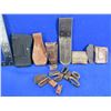 Image 2 : Lot of Misc. - Leather Sheaths, Leather Pieces, Etc.
