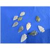 Image 1 : 10 Arrowheads - Approx. 1" to 1 1/2" Length