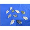 Image 2 : 10 Arrowheads - Approx. 1" to 1 1/2" Length