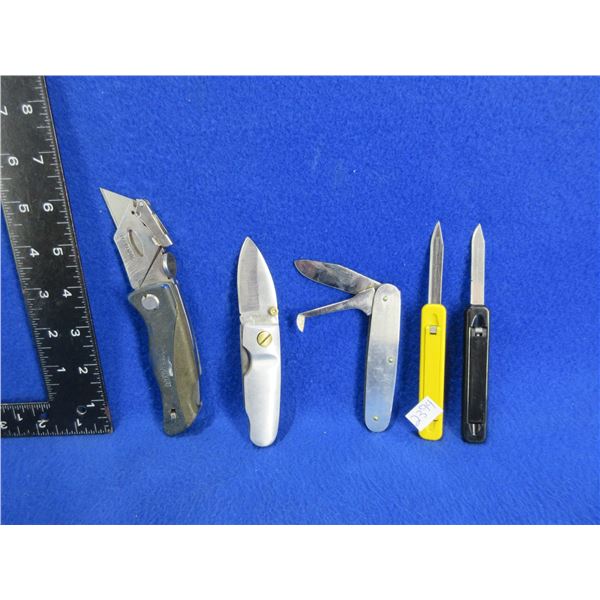 Lot of 5 Assorted Knives
