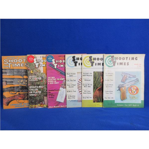 6 Books - Shooting Times - 1962 to 1963