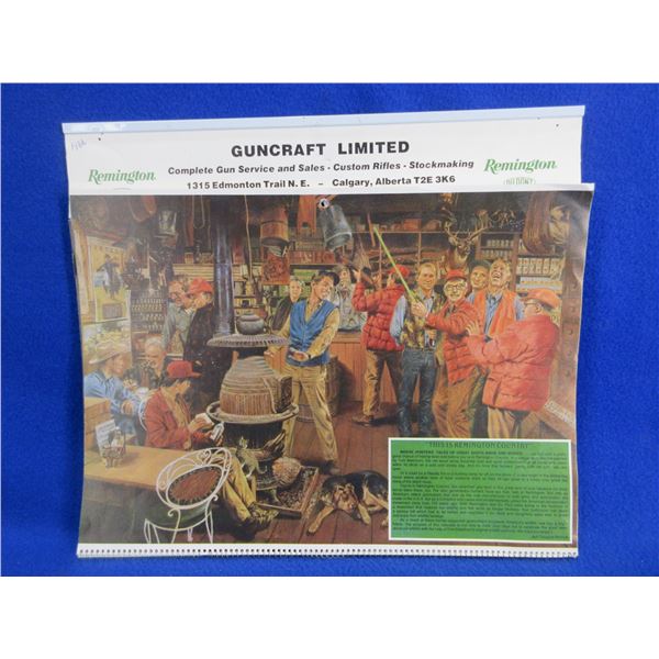 1986 Remington Calendar - Guncraft Limited