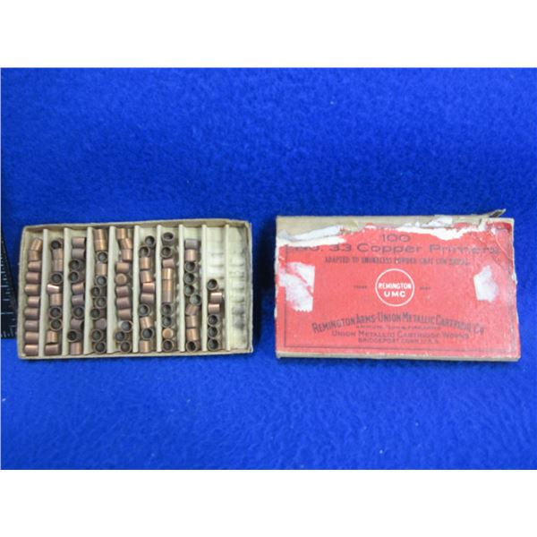 Collector Primers - Remington UMC No. 33 Copper Primers
